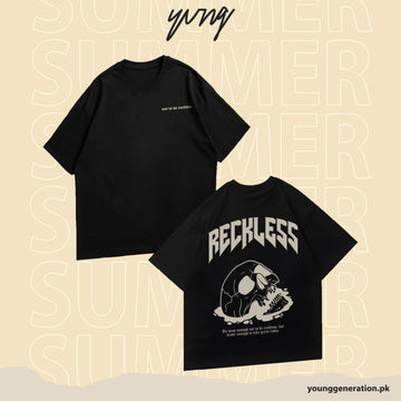 RECKLESS OVERSIZE & DROP SHOULDER T-SHIRT