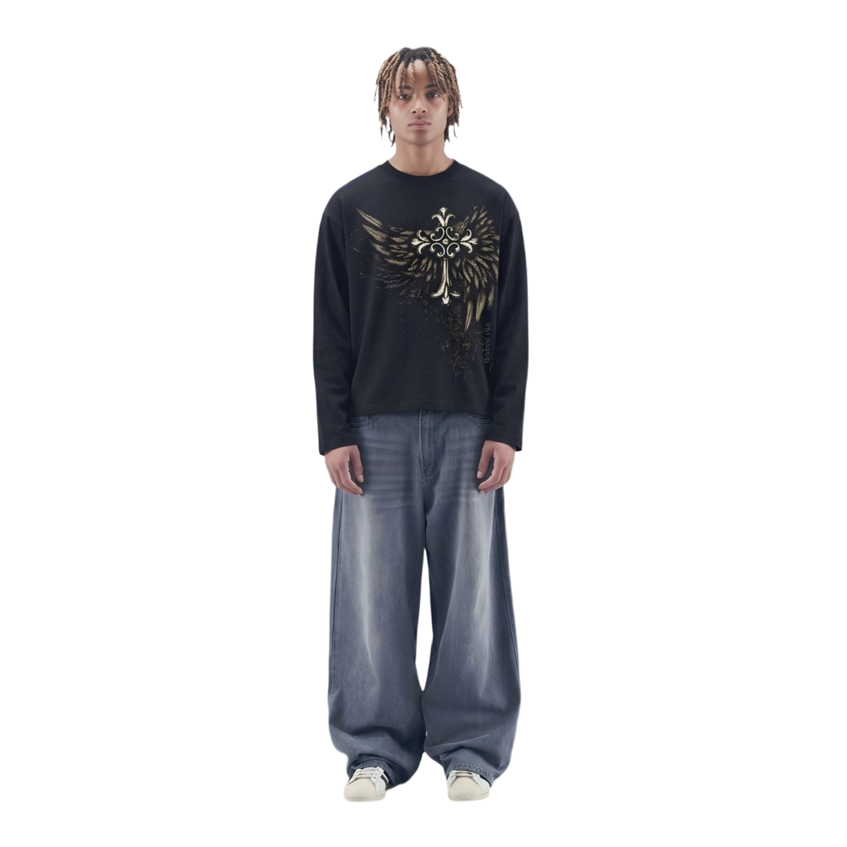 ETERNAL SIGIL CROP FULL SLEEVE TEE