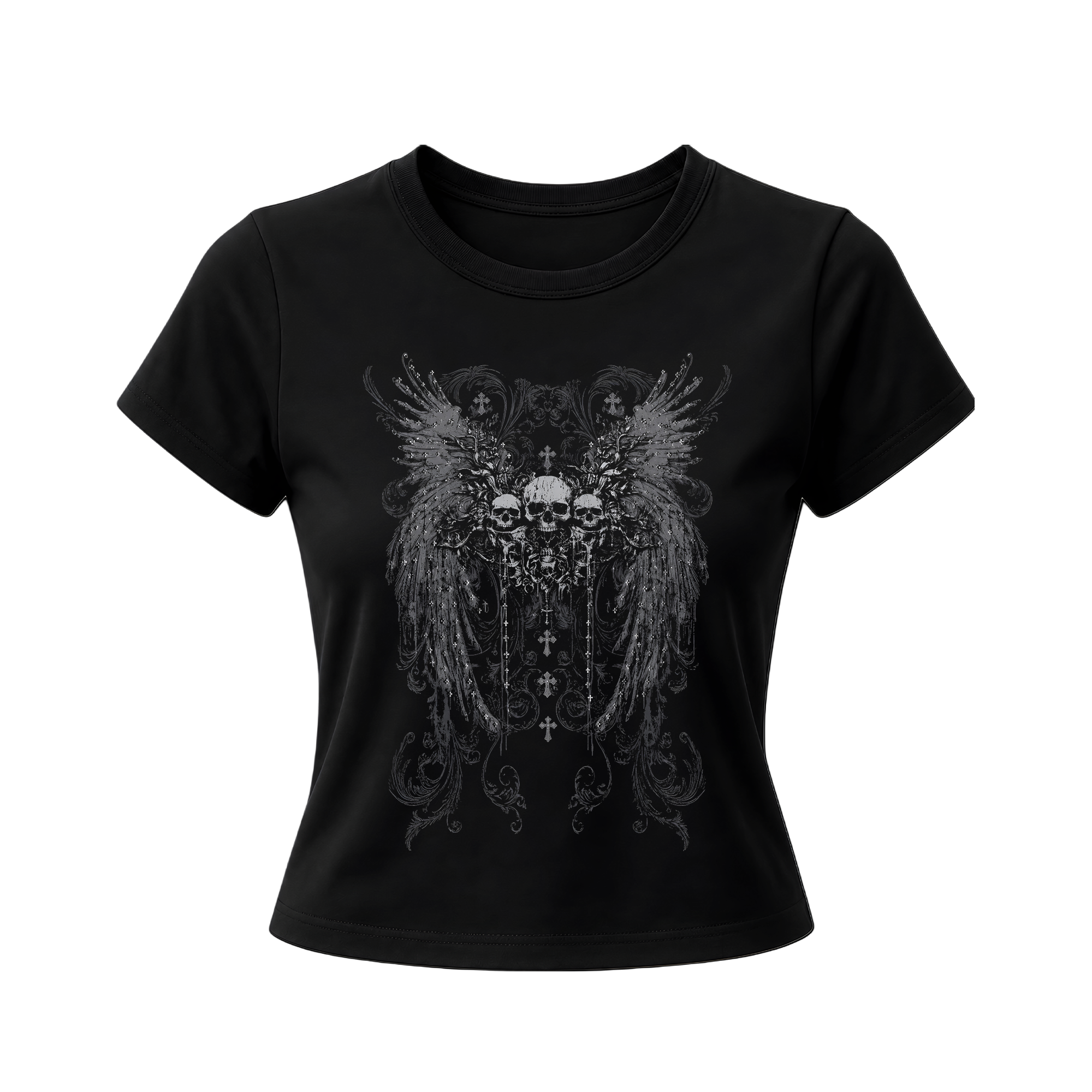 Skull Seraph Baby Tee