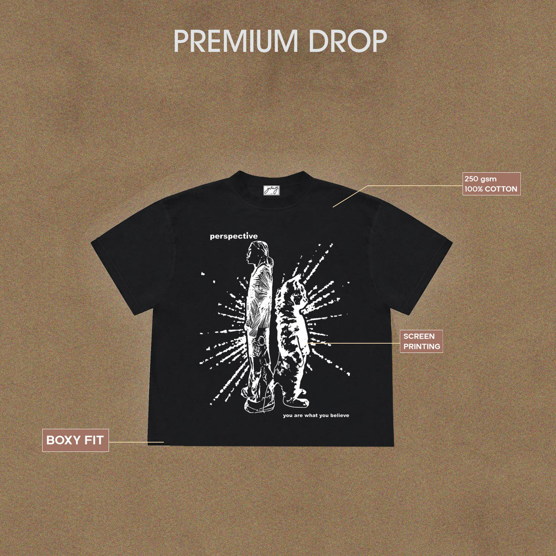 PACK OF 2 BOXY FIT SHIRTS CAS & DESTROY LONELY