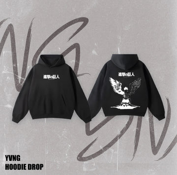 EREN YEAGER FALLEN ANGEL HOODIE