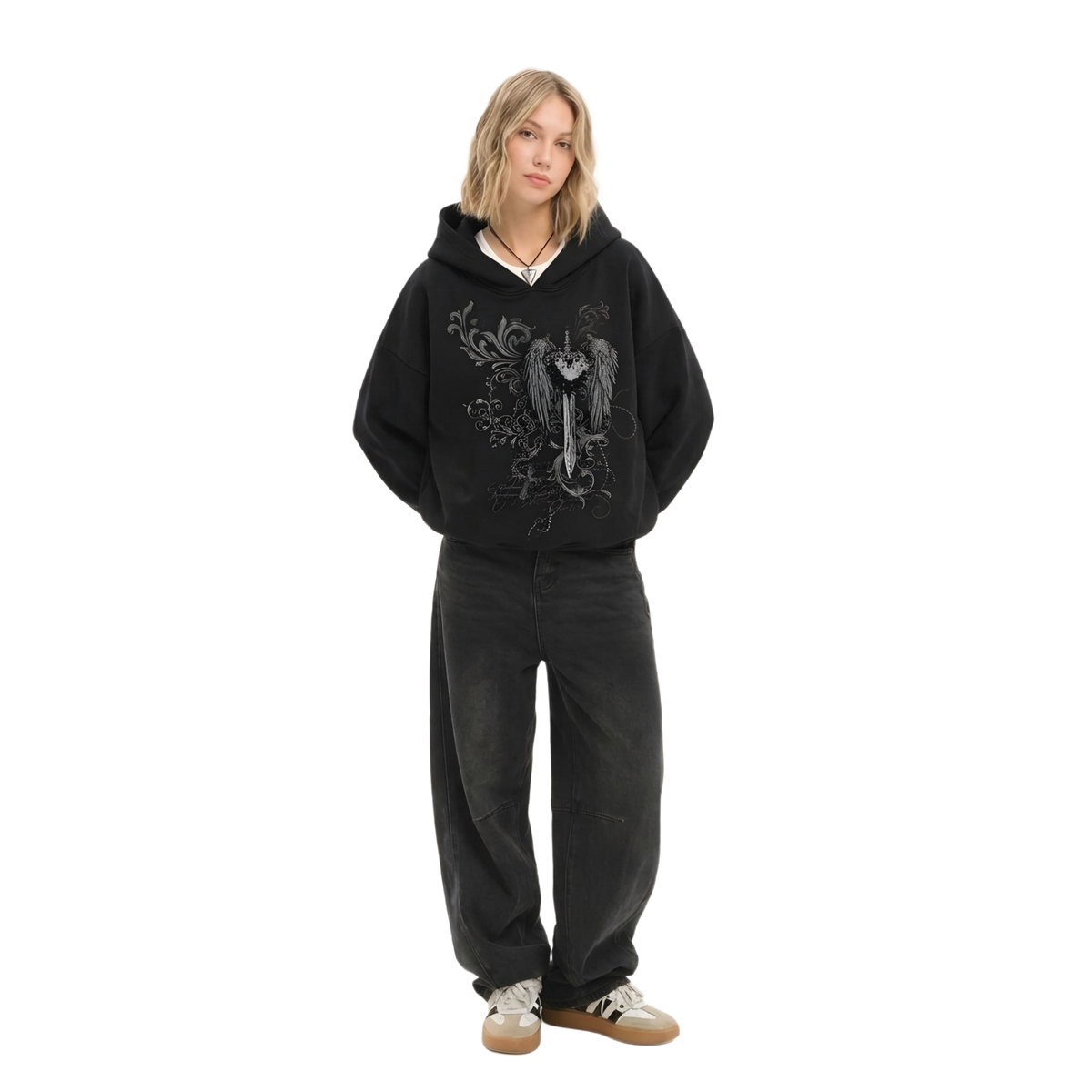 NIOR ANGEL BOXY FIT HOODIE