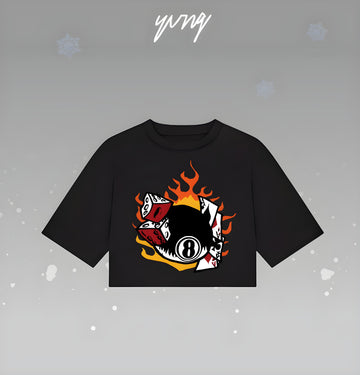 BALL AND DICE CROP TOP