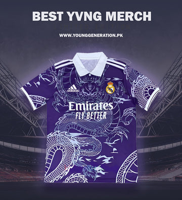 PURPLE DRAGON REAL MADRID TSHIRT