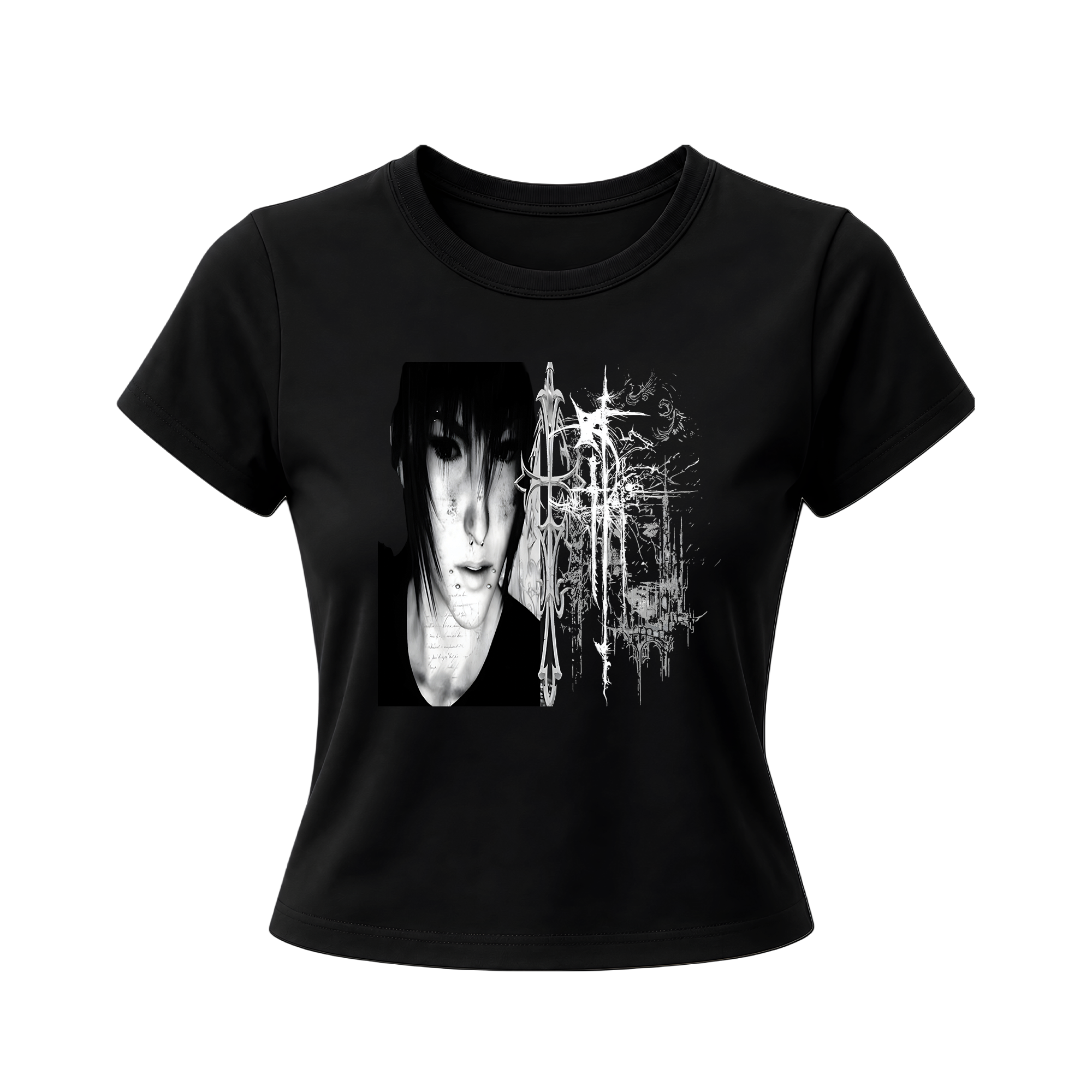 Noir Portrait Baby Tee