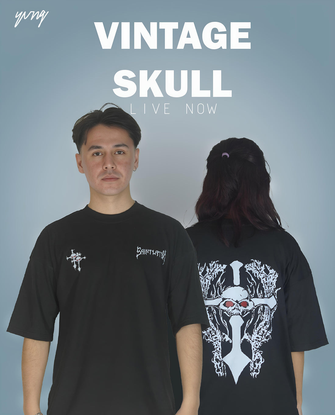 VINTAGE SKULL T-SHIRT