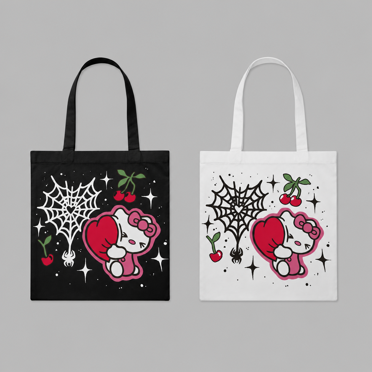 SPIDER KITTY TOTE BAG