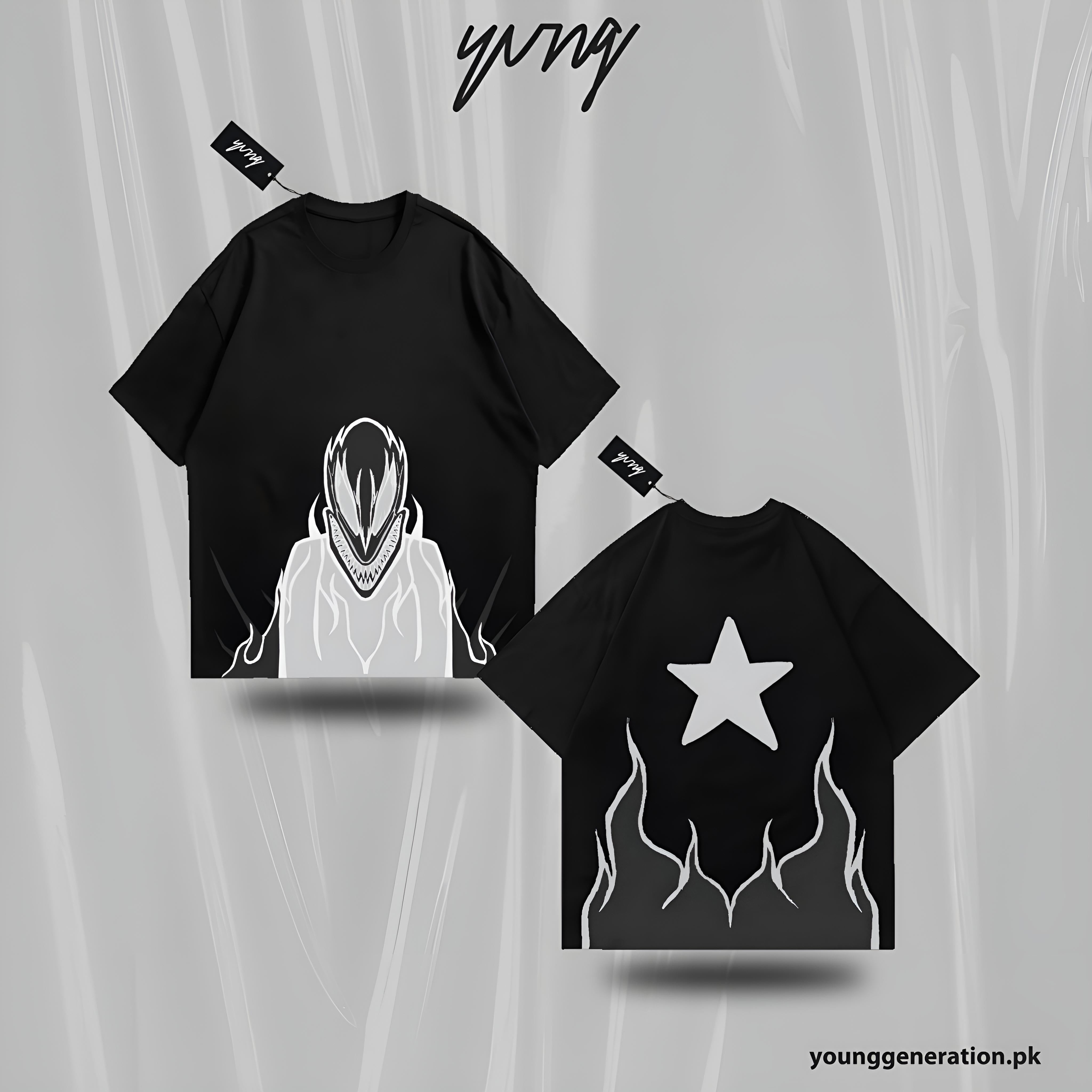 YVNG SPECIAL DEVIL OVERSIZE & DROP SHOULDER T-SHIRT (Daily Special)