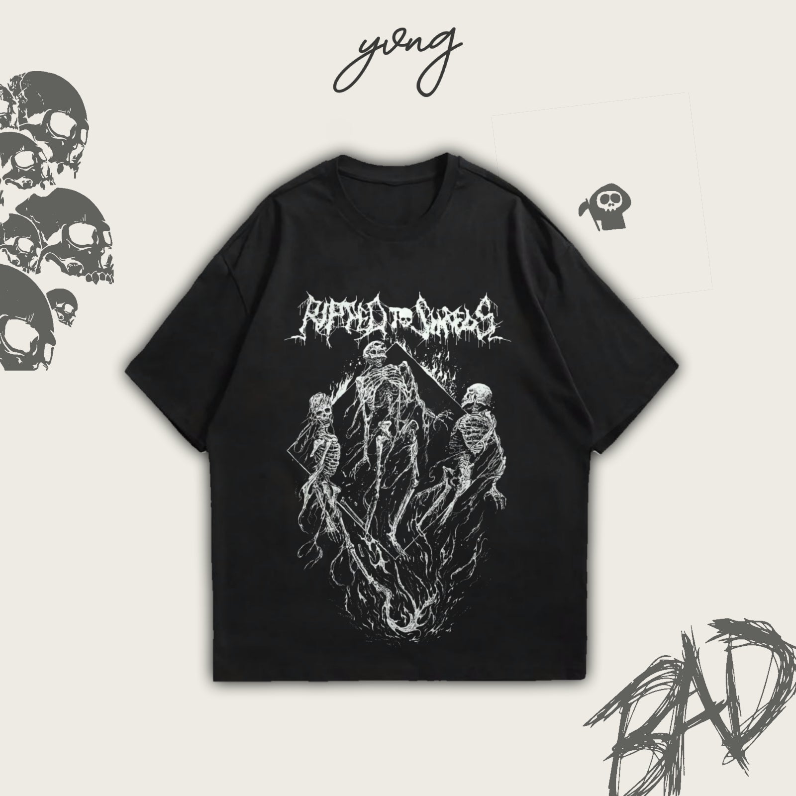 SKELETON WINGS T-SHIRT