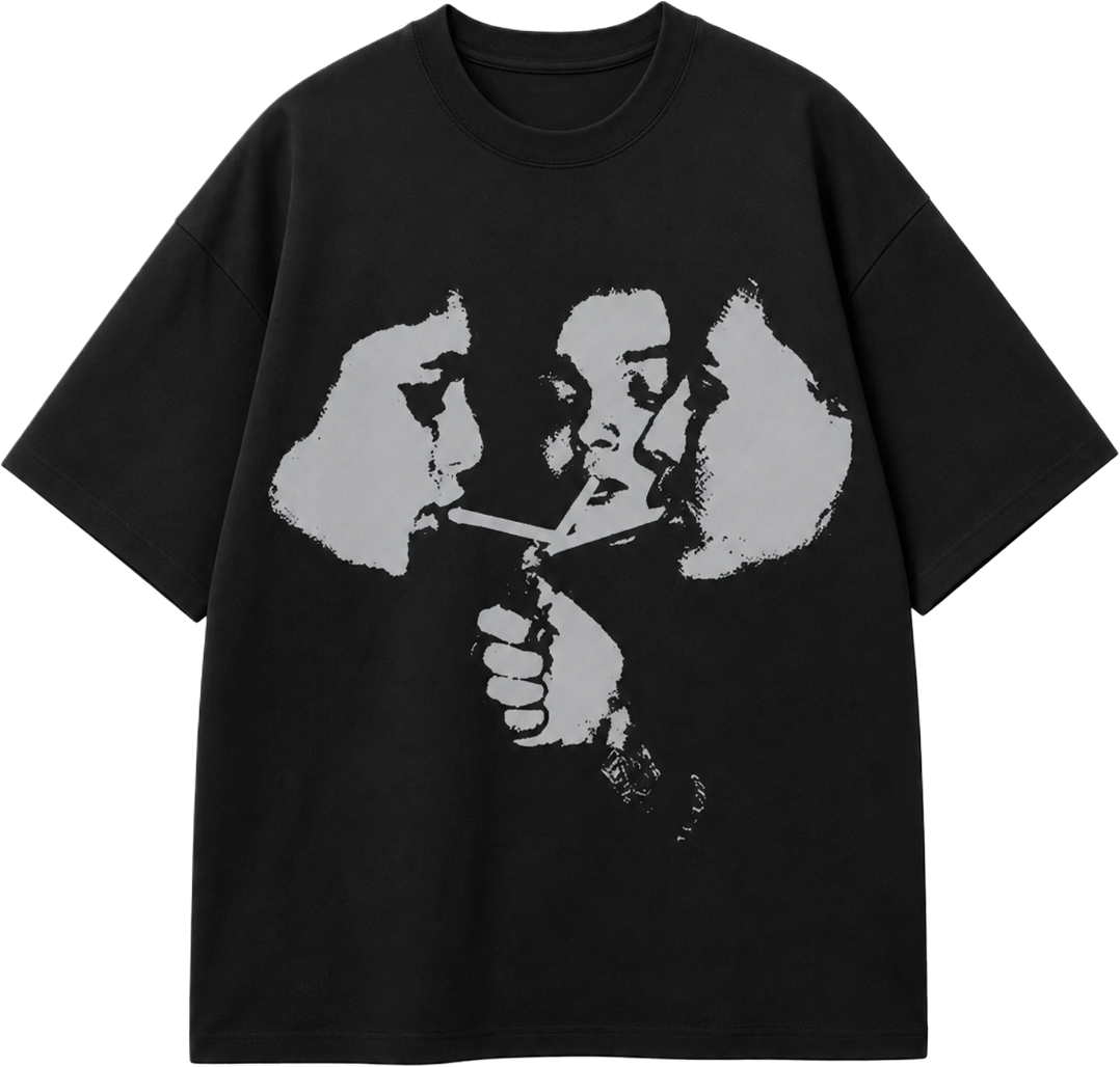 RETRO GIRLS OVERSIZE & DROP SHOULDER T-SHIRT