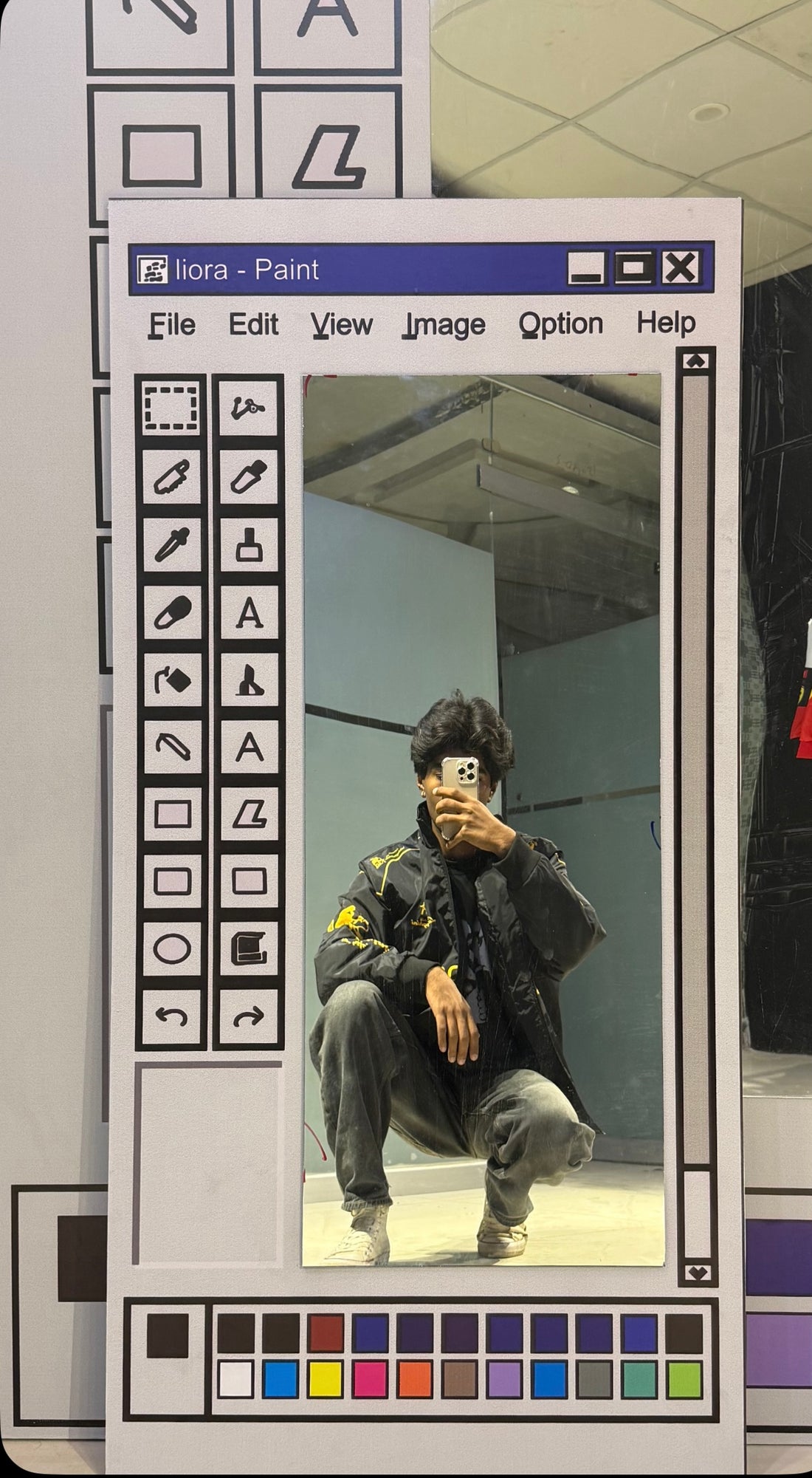 PAINT MIRROR REGULAR SIZE