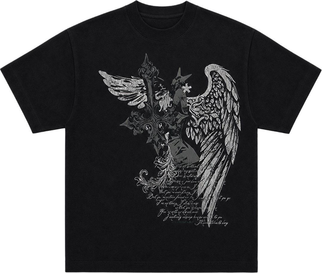 Guardian Cyber-Gothic Graphic Tee