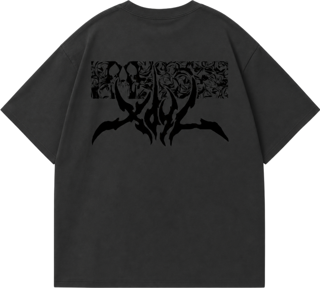 DEFTONES GREY GRAPHIC TEE