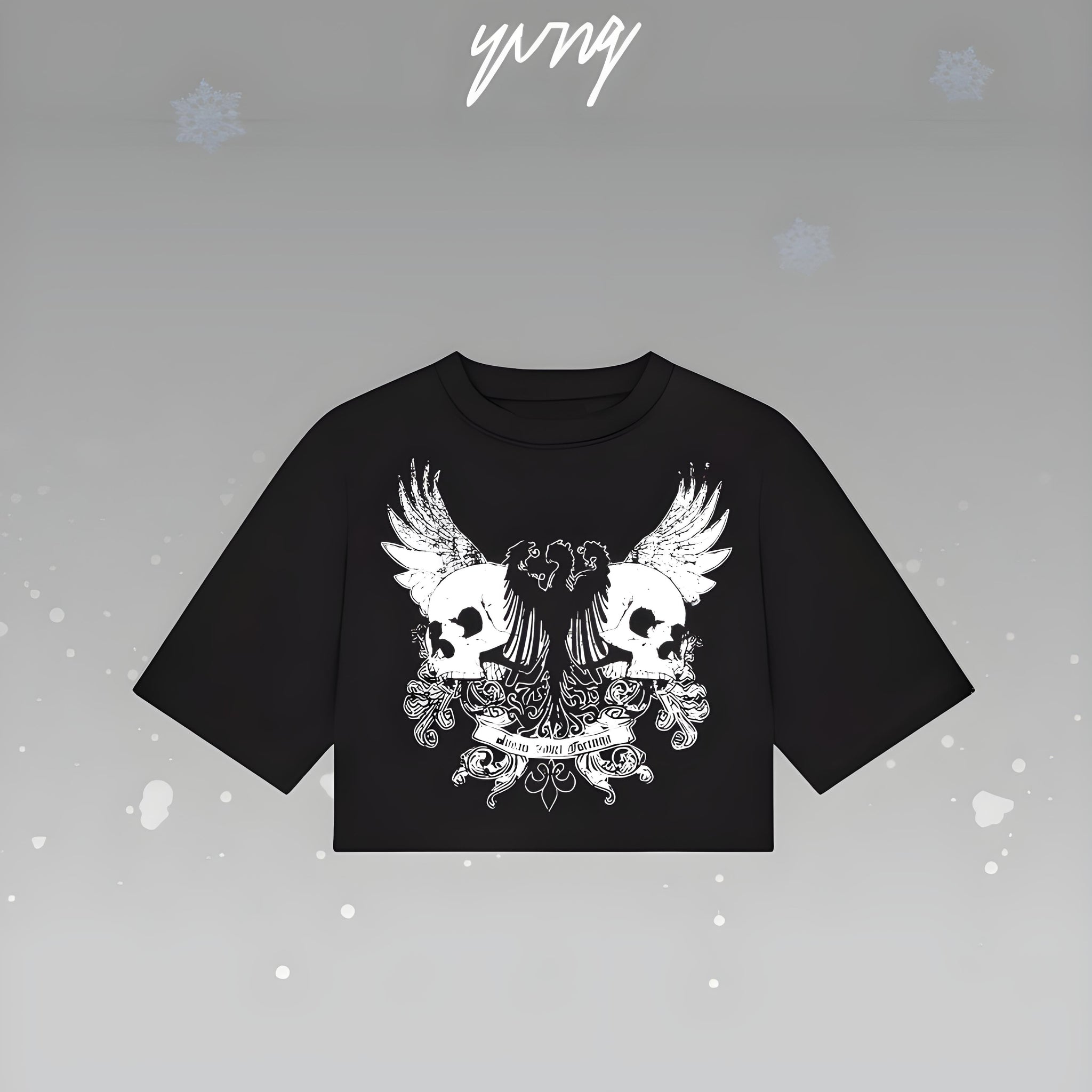 VINTAGE SKELETON CROP TOP