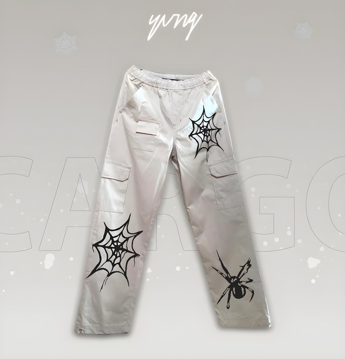 SPIDER  BLACK CARGO PANT