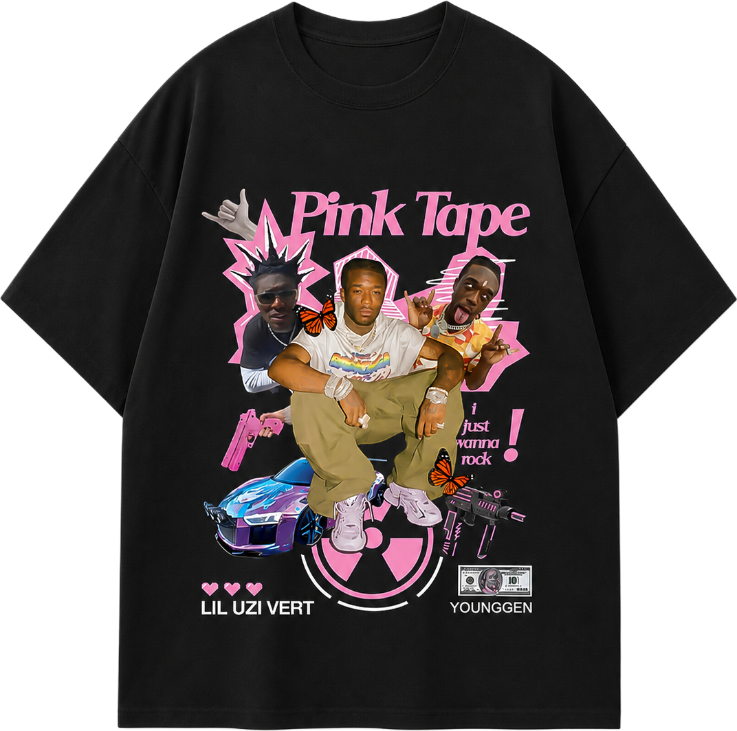 PINK TAPE T-SHIRT