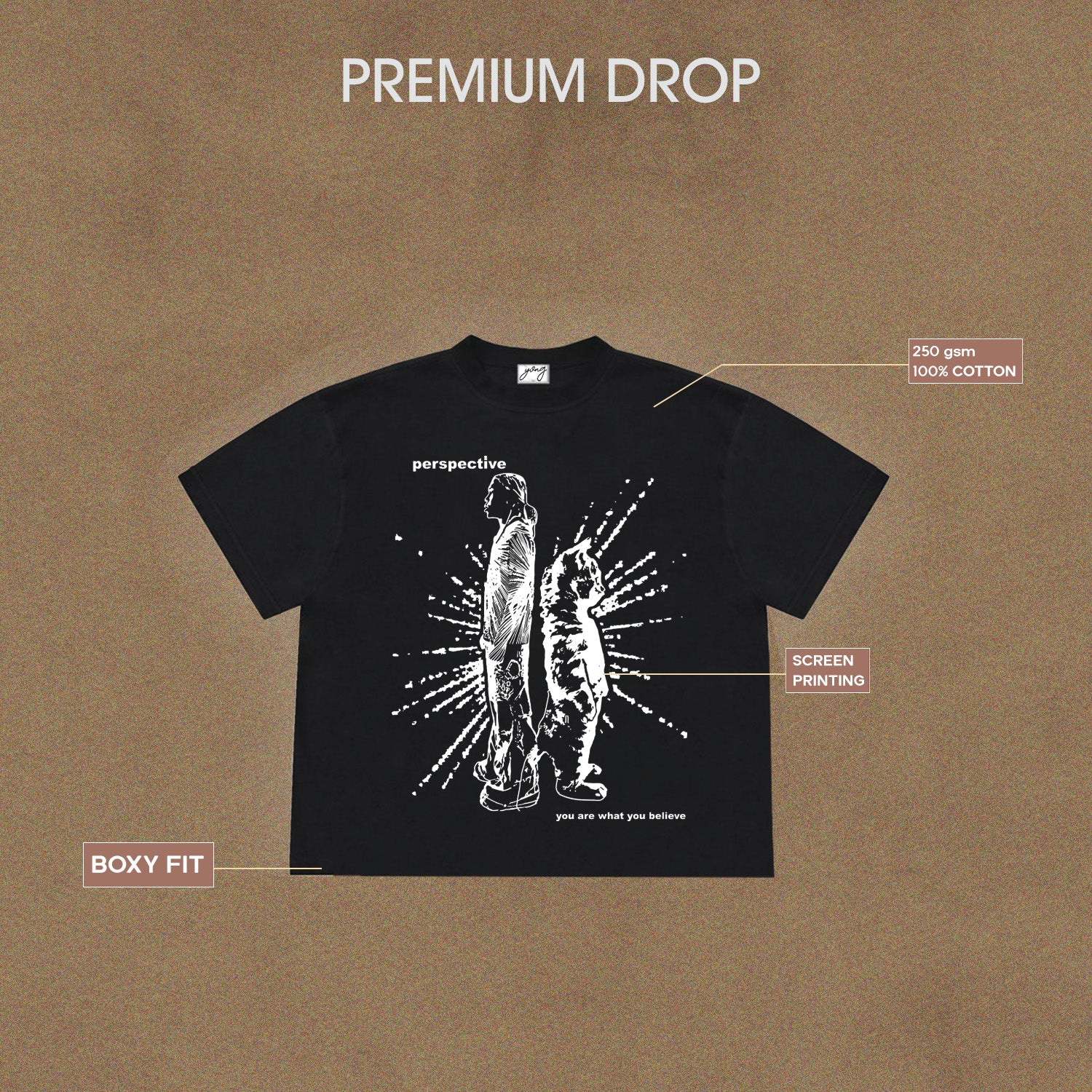 PERSPECTIVE BOXY FIT T-SHIRT