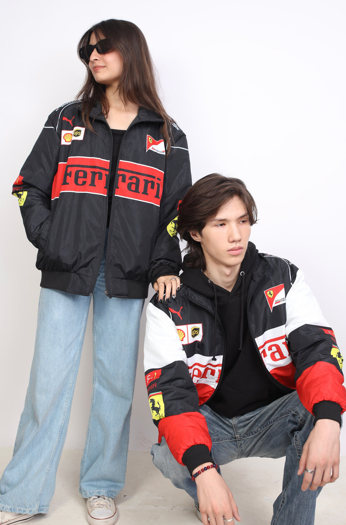 FERRARI F1 BAGGY FIT BLACK