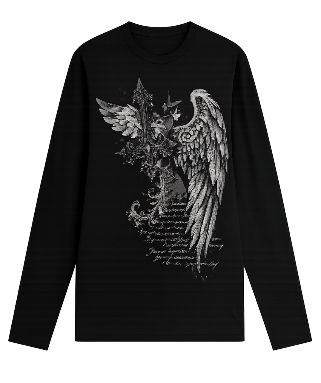 Guardian Cyber-Gothic Graphic Longsleeve