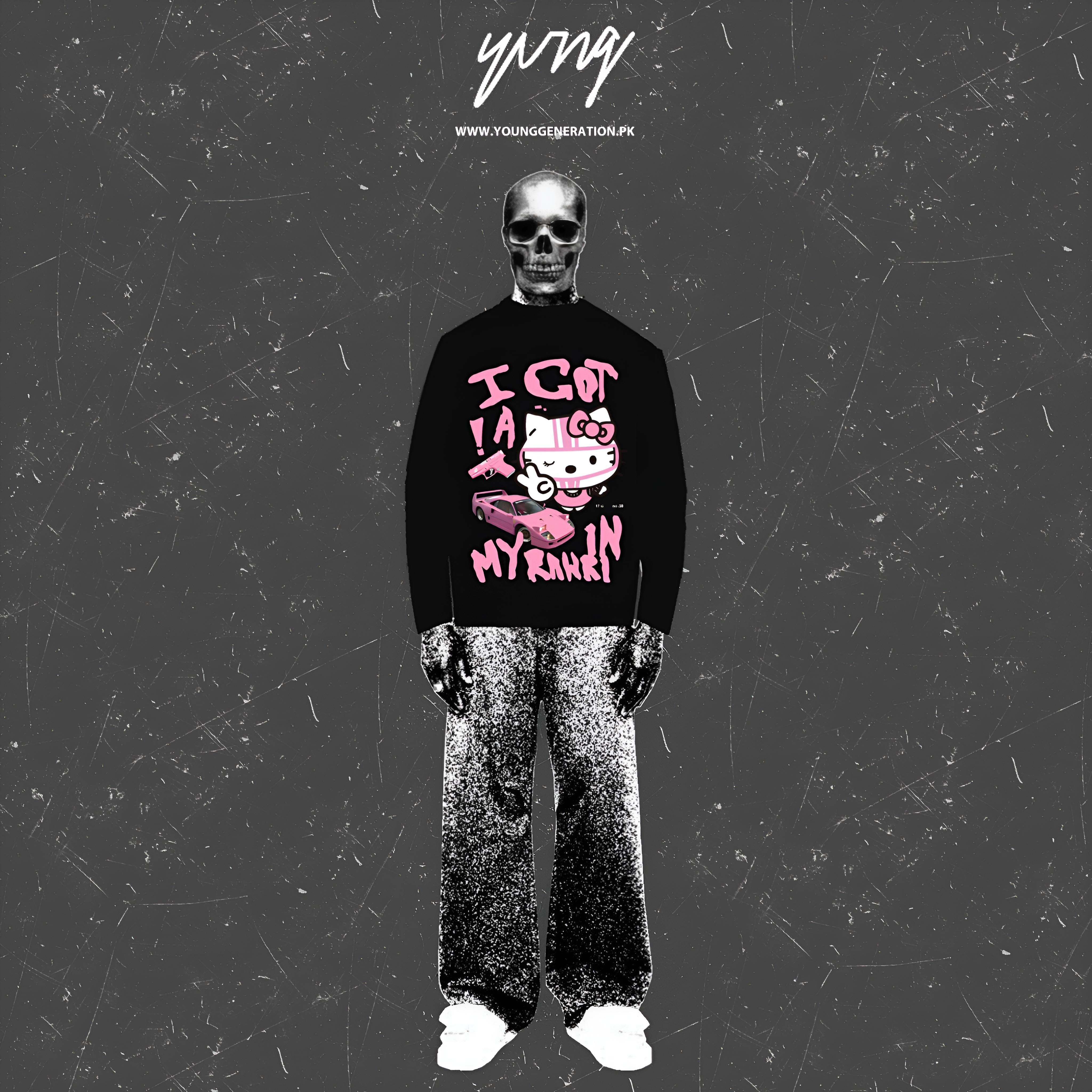 GLOCK IN MY RAWRI FULL SLEEVE T-SHIRT