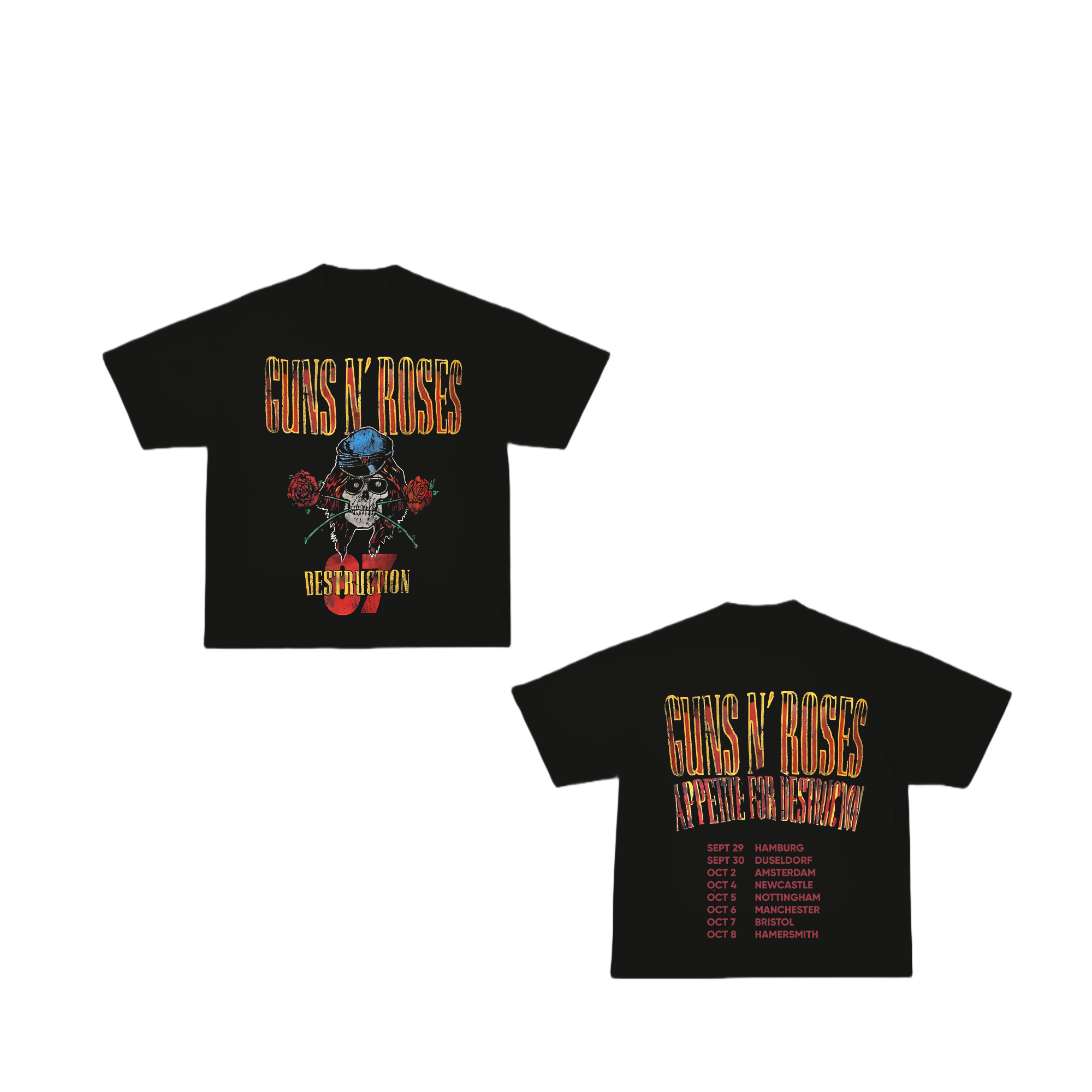 GUN N ROSES TEE
