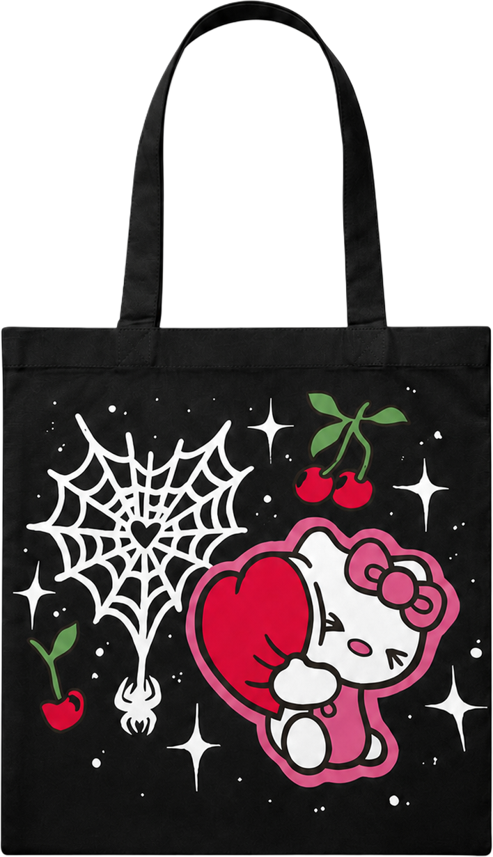 SPIDER KITTY TOTE BAG