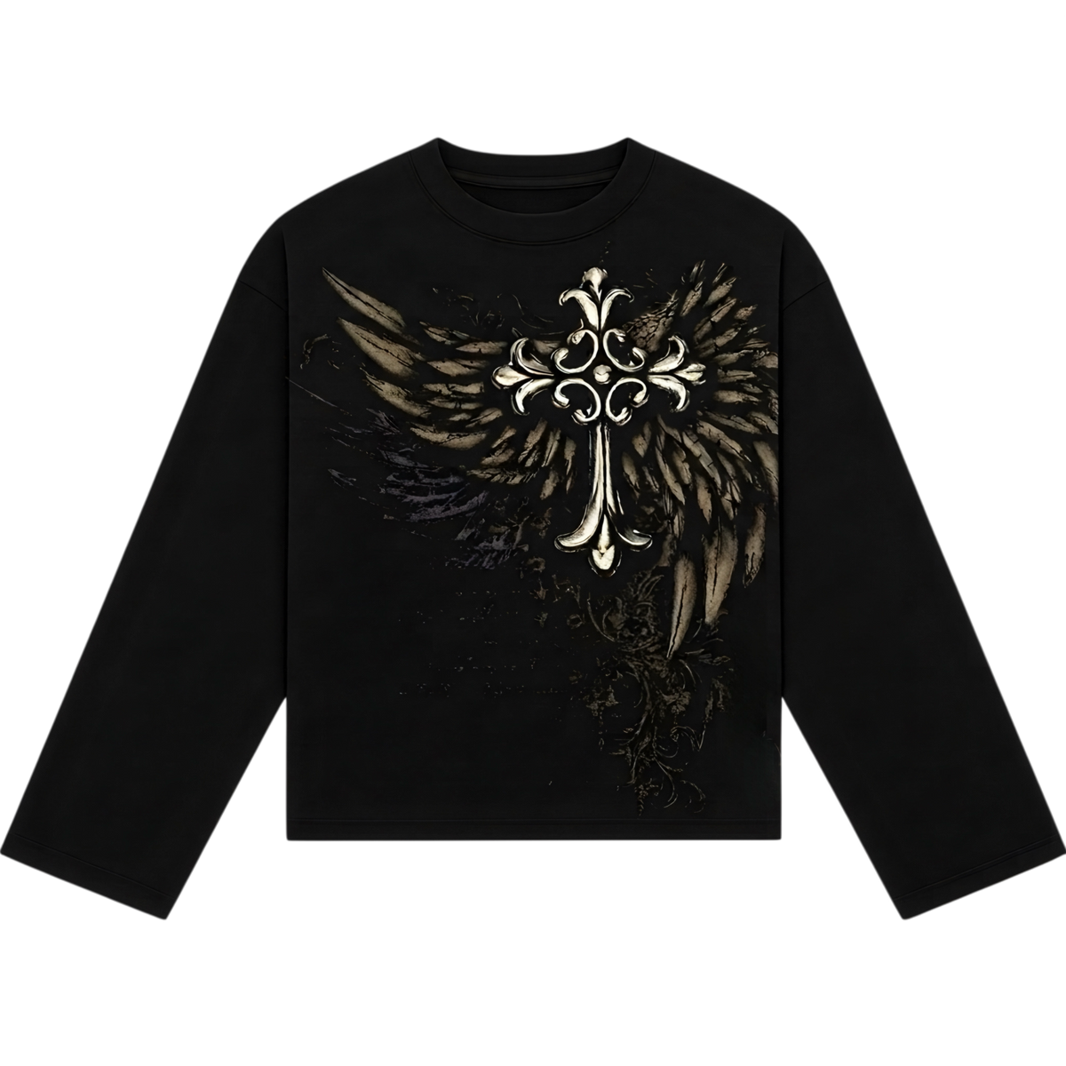 ETERNAL SIGIL CROP FULL SLEEVE TEE