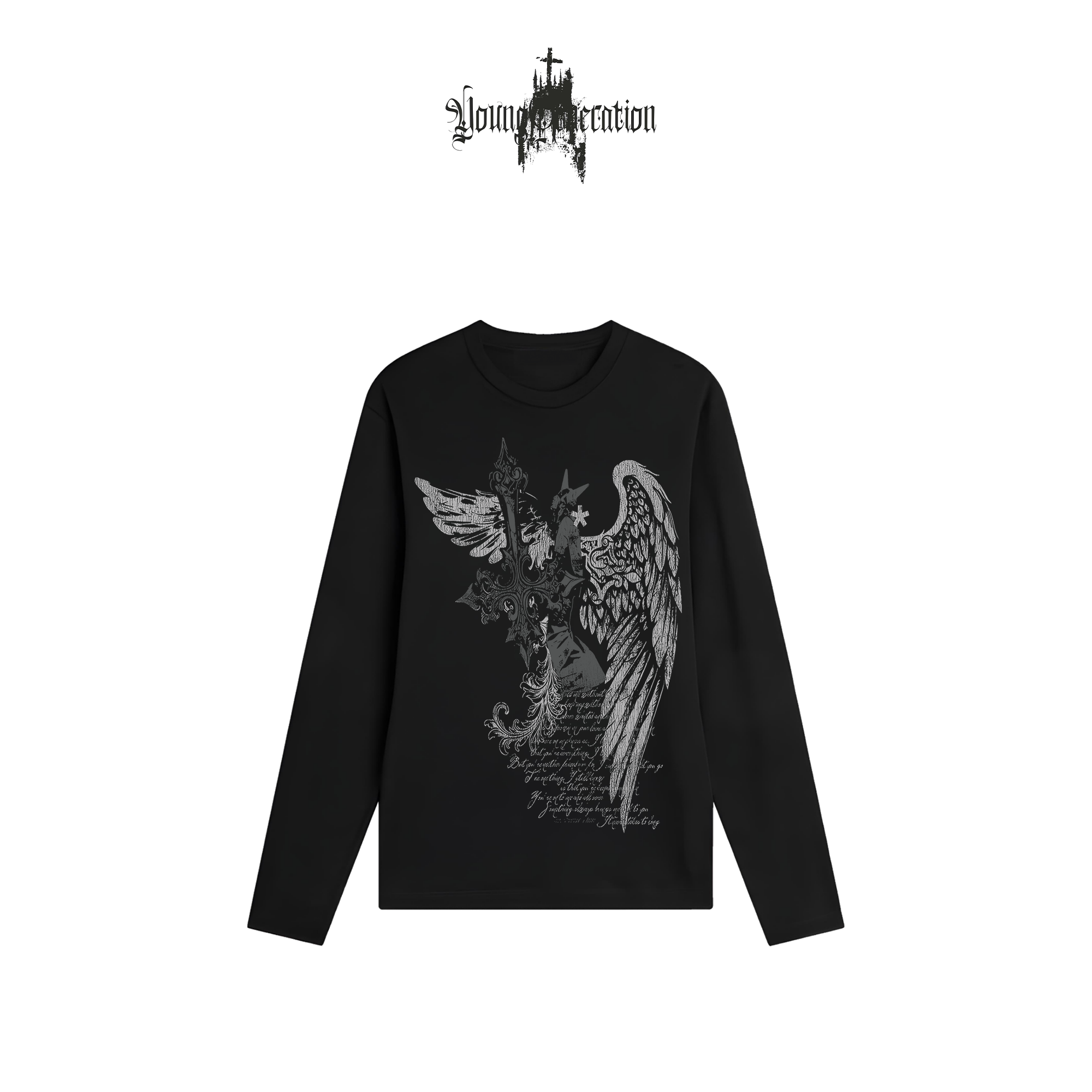 Guardian Cyber-Gothic Graphic Longsleeve