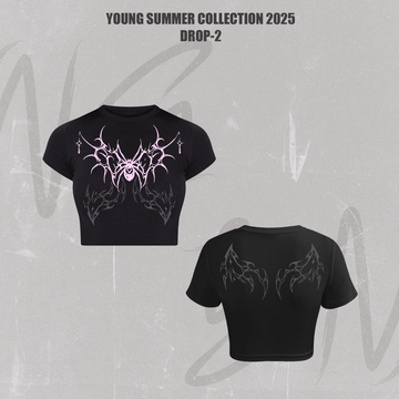 ETERNAL SPIDER WOMEN'S BABY TEE