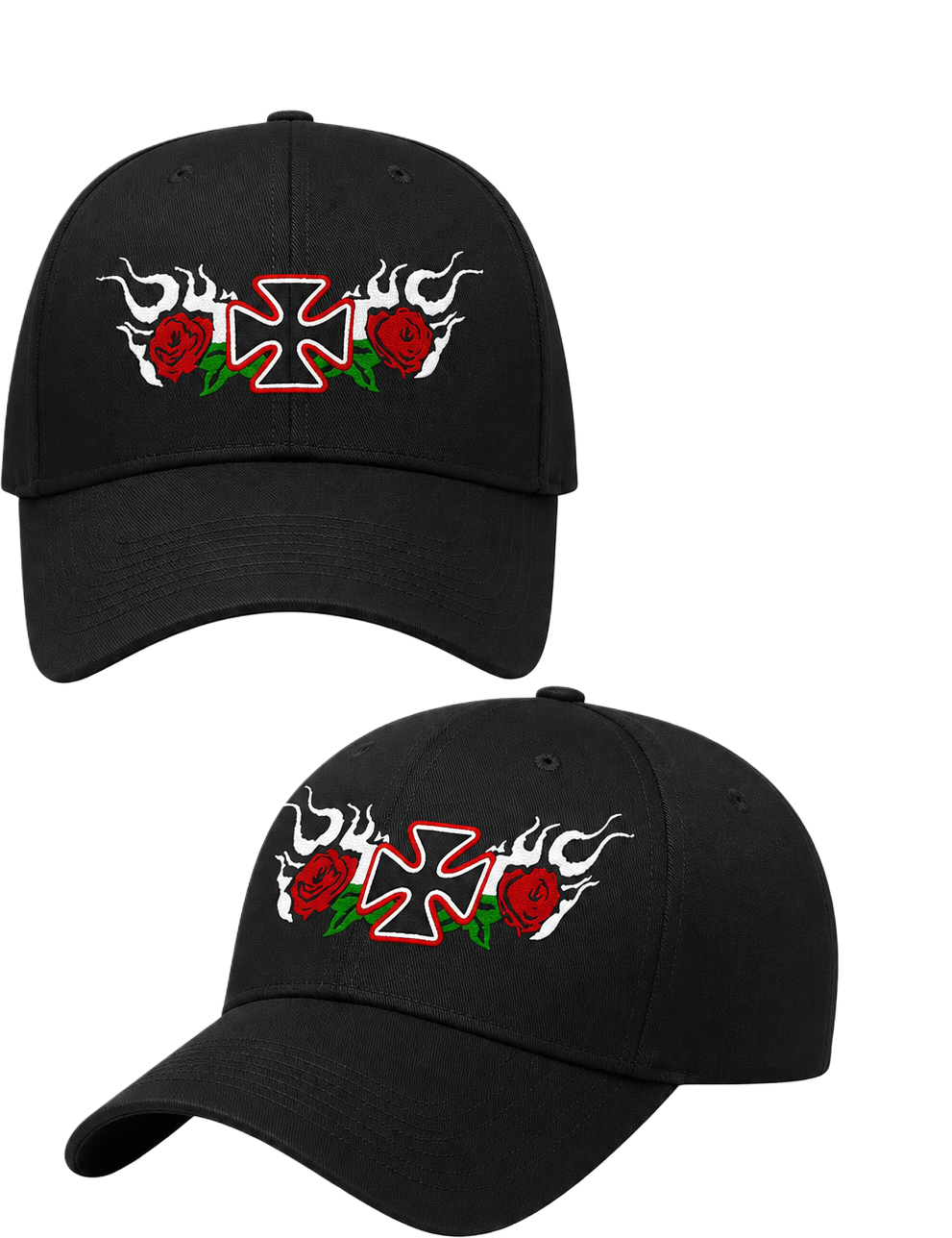 RED ROSES VINTAGE CAP