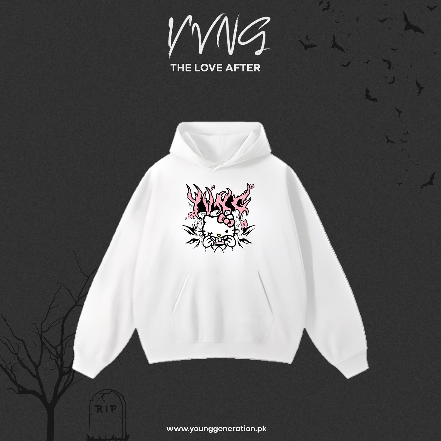 YVNG SPECIAL HELLO KITTY HOODIE