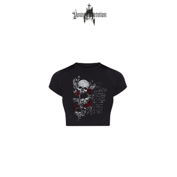 Tattered Roses & Skulls