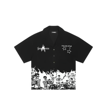 FUNKY SKELETONS BOXY FIT SHIRT