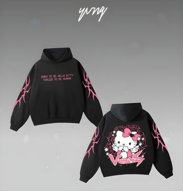 VILLAIN HELLO KITTY REGULAR-FIT HOODIE