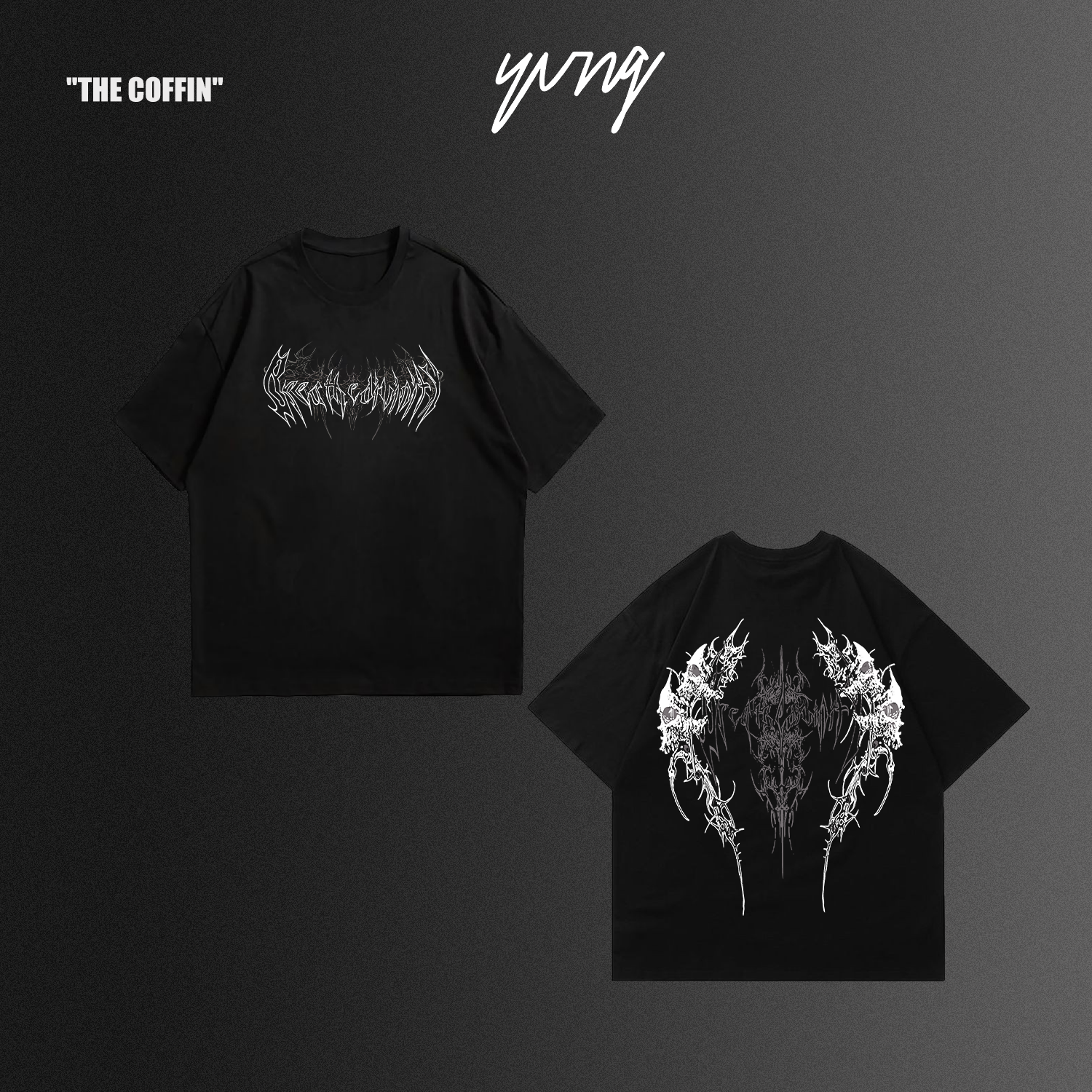 WHITE BONE SPLITTER T-SHIRT