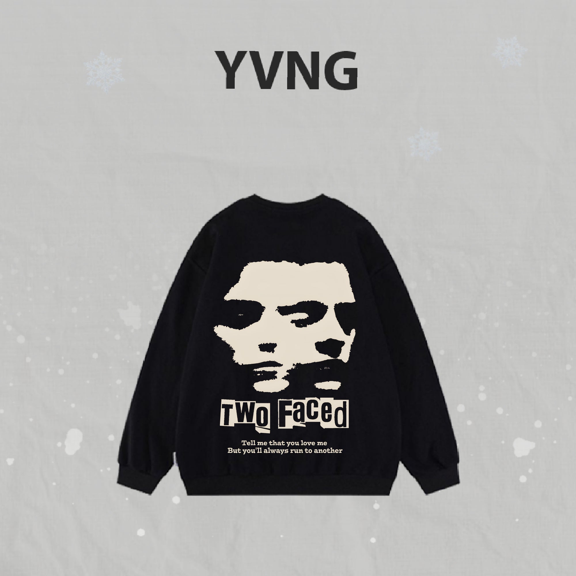 TWO FACE SWEAT SHIRT