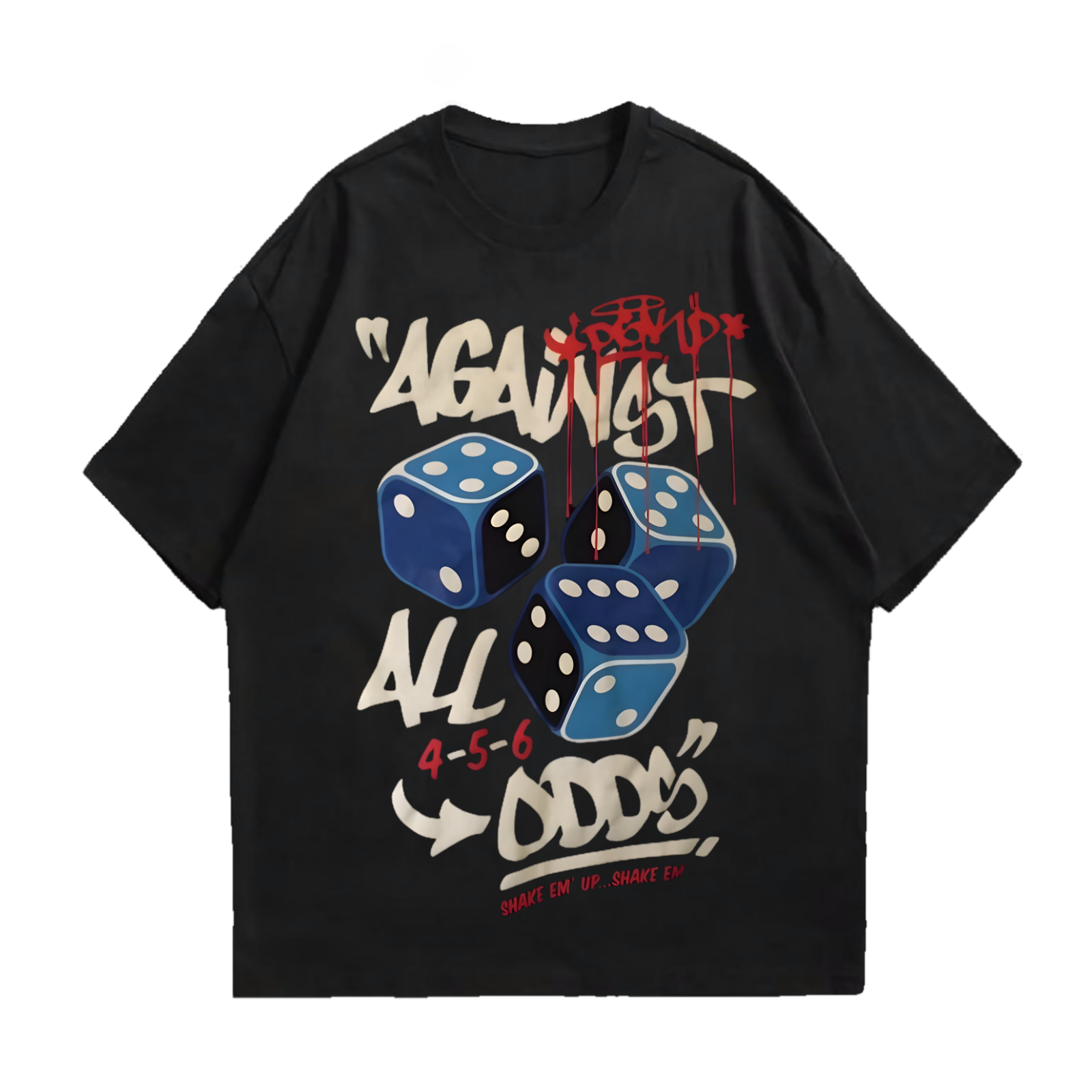 AGAINST ALL ODDS OVERSIZE & DROP SHOULDER T-SHIRT