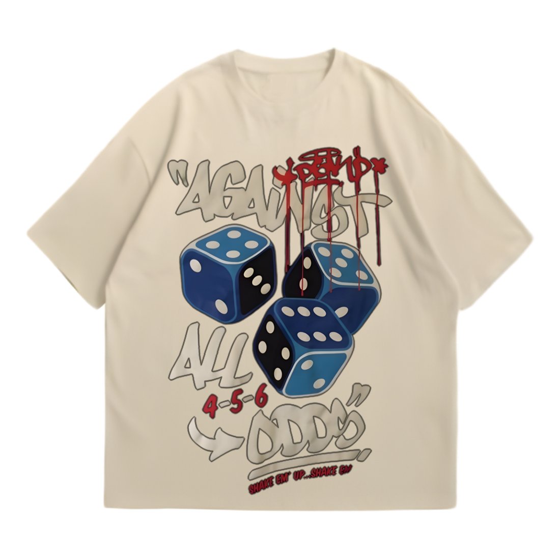 AGAINST ALL ODDS OVERSIZE & DROP SHOULDER T-SHIRT