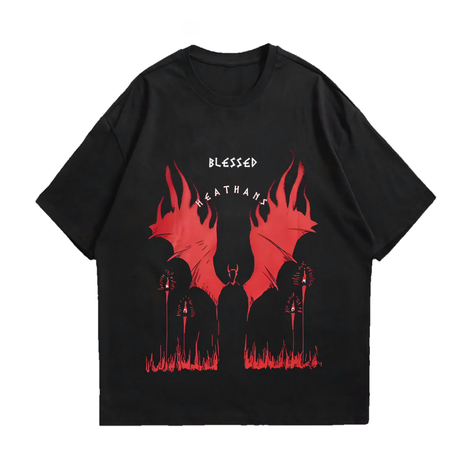 DEVIL OVERSIZE & DROP SHOULDER T-SHIRT