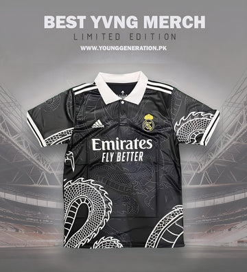 BLACK DRAGON REAL MADRID TSHIRT