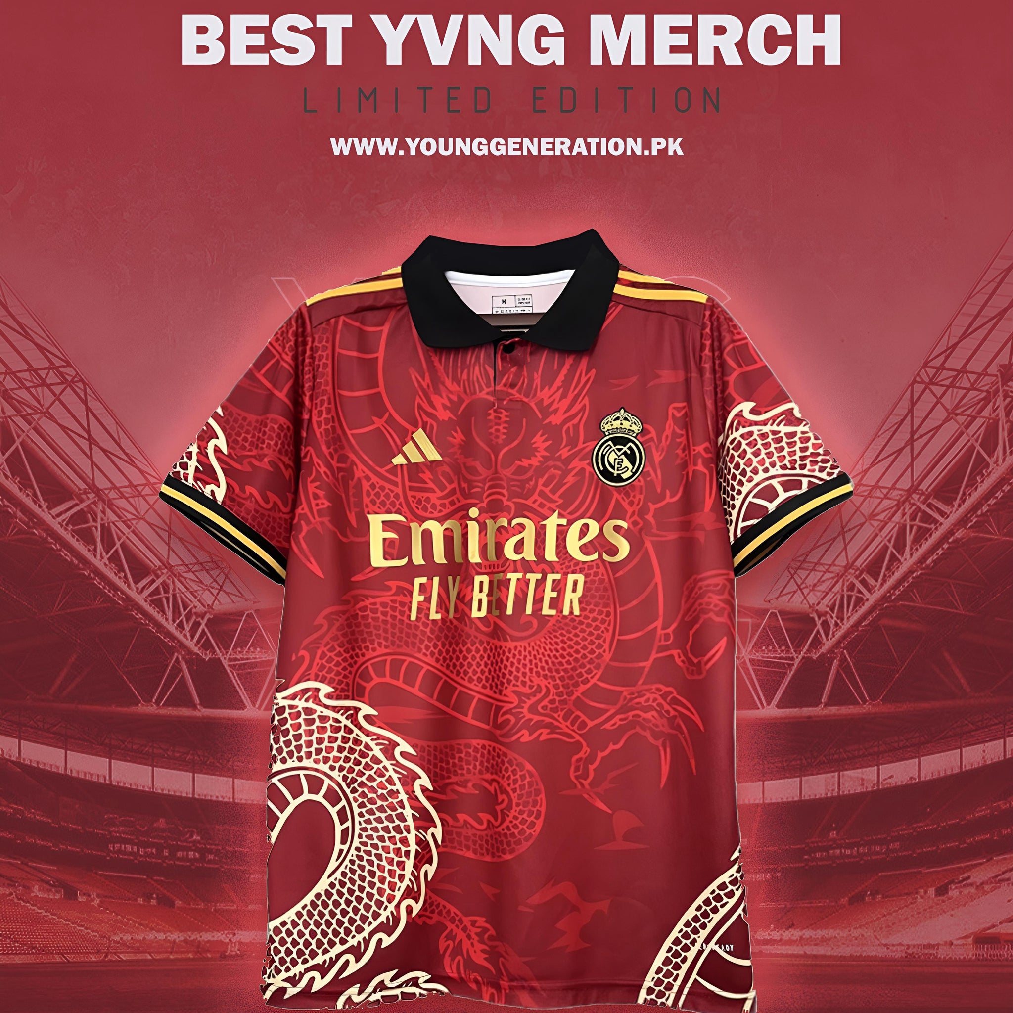 GOLDEN DRAGON REAL MADRID TSHIRT