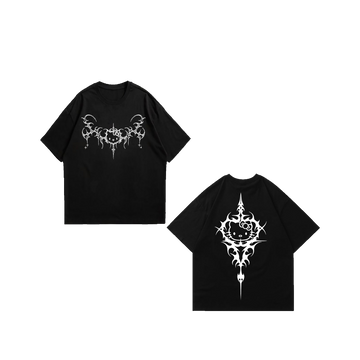 Gothic hello kitty t-shirt